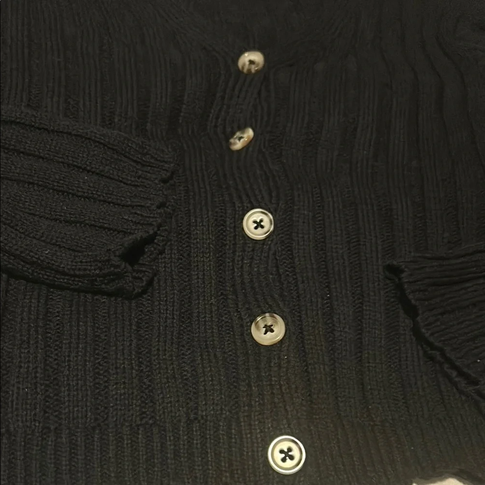 Art Class Black Knit Cardigan Sweater